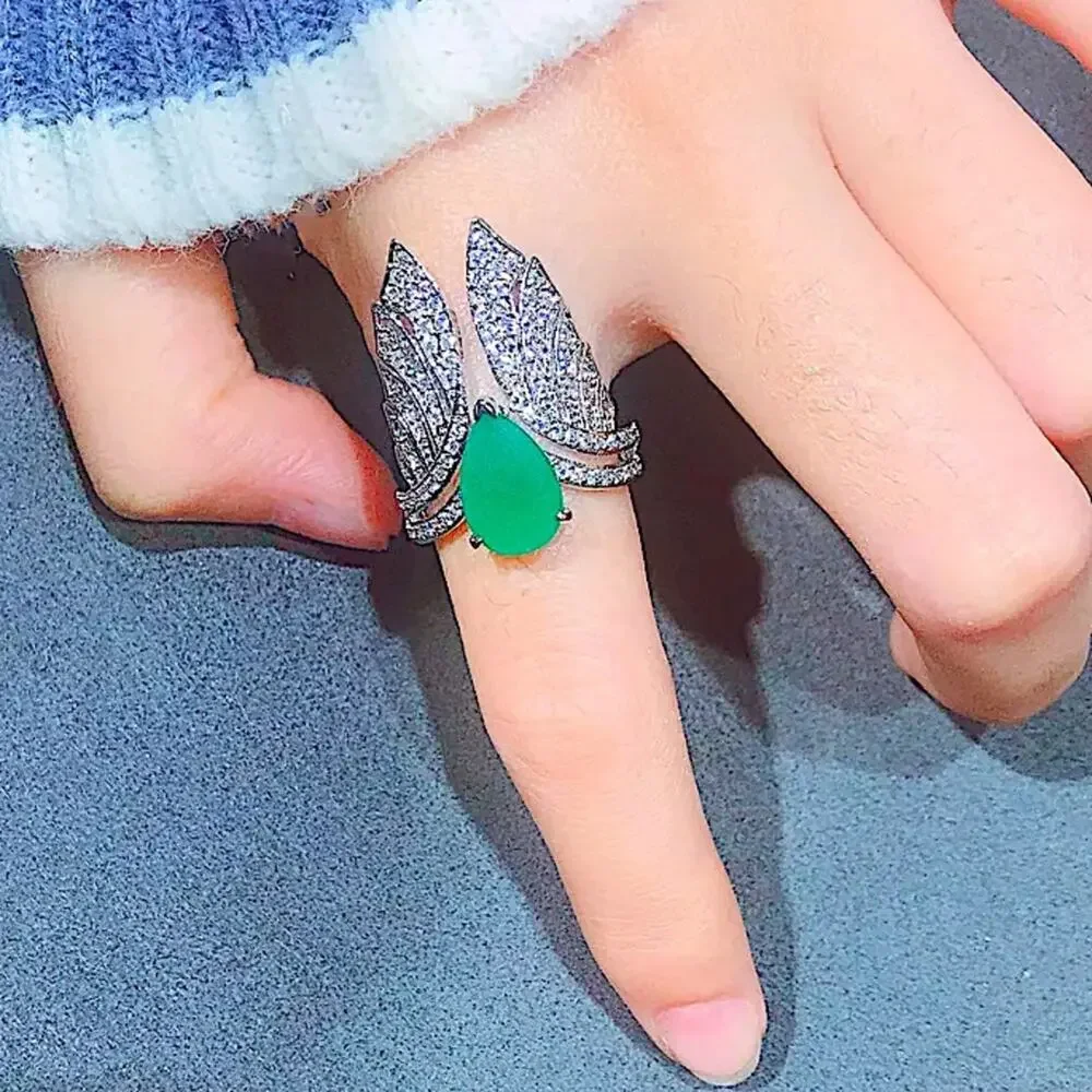 N/A silver emerald